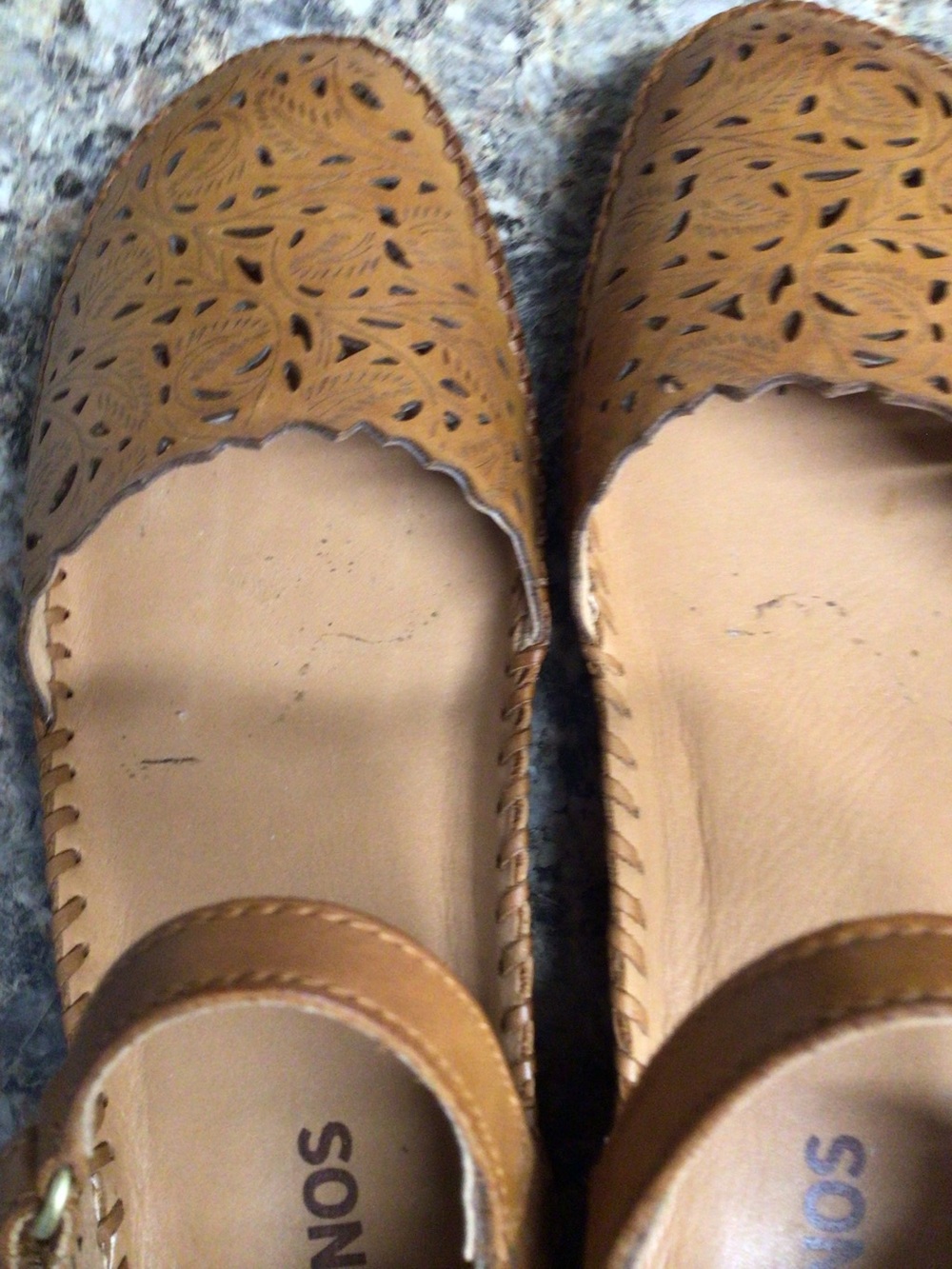Orig $180 Pikolinos Semi-Open Shoes - Premium Goatskin Leather Sz 9-9.5 Like New - Picture 6 of 15